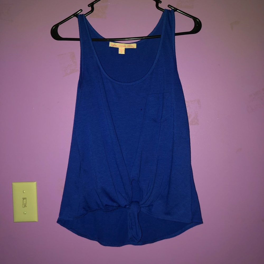 High low tank top